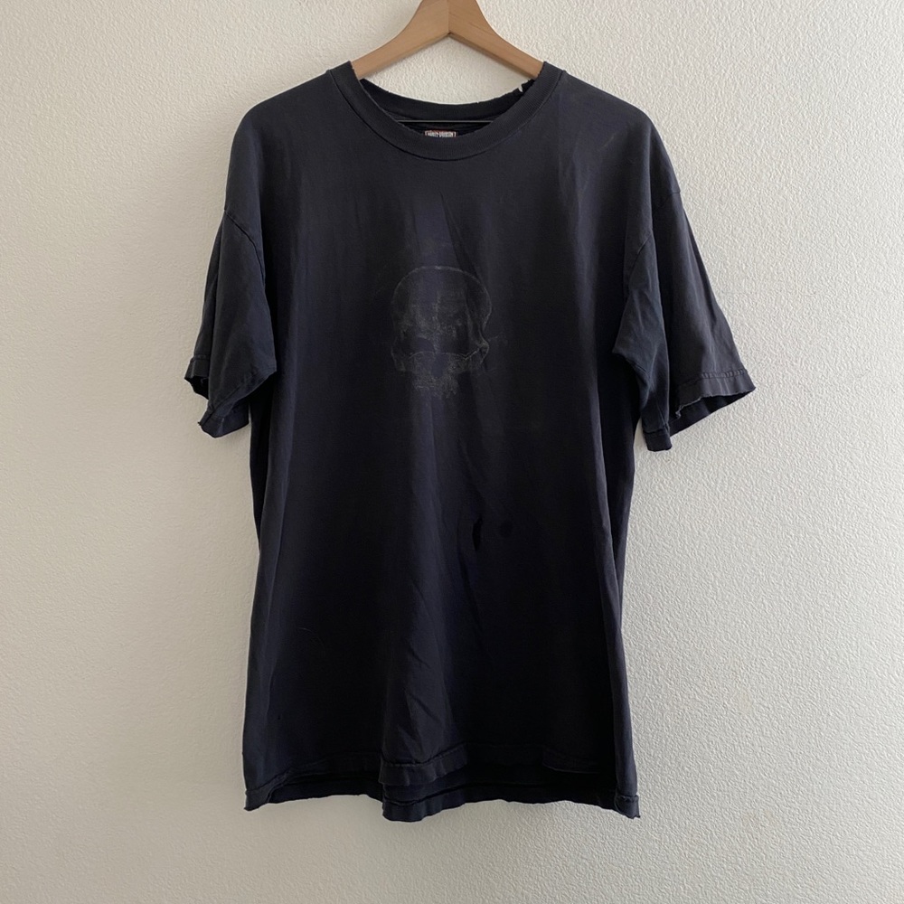 Harley Davidson 2004 Holoubek Skull Distressed Shirt